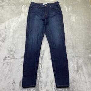 PAIGE HOXTON‎ ULTRA SKINNY Dark Wash Denim Jeans Women's Size 28 USA Grunge